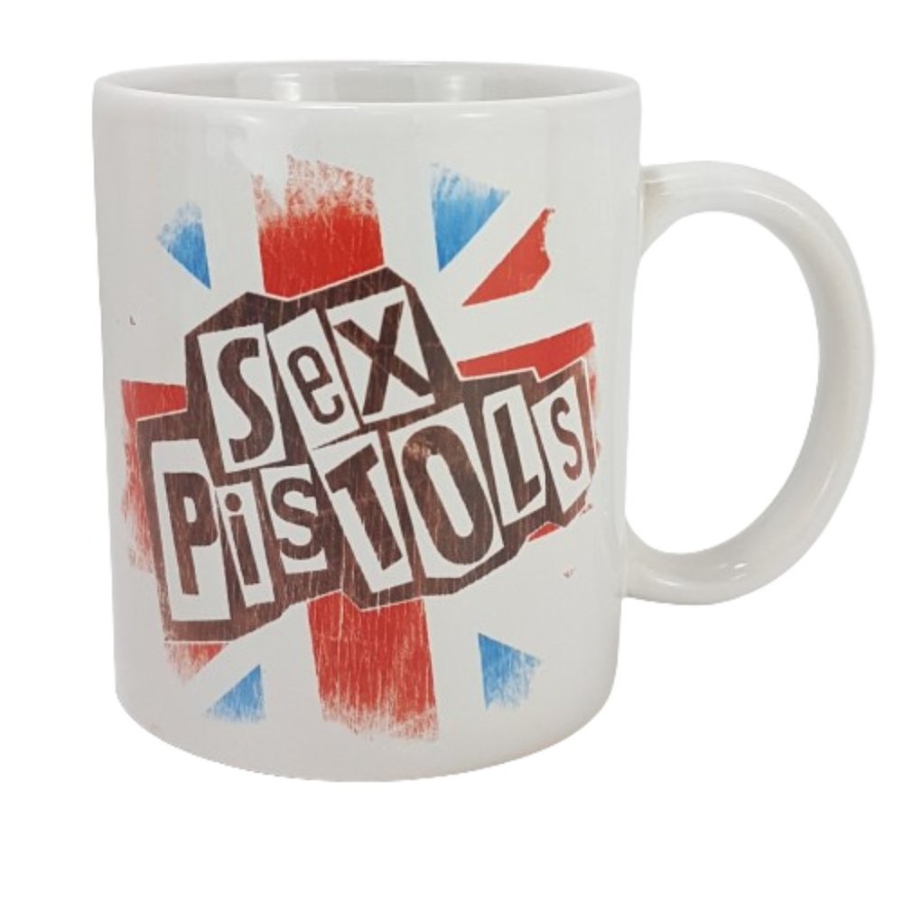 Vintage 2009 Sex Pistols UK Flag Mug Teacup Live Nation Merchandise Souvenier